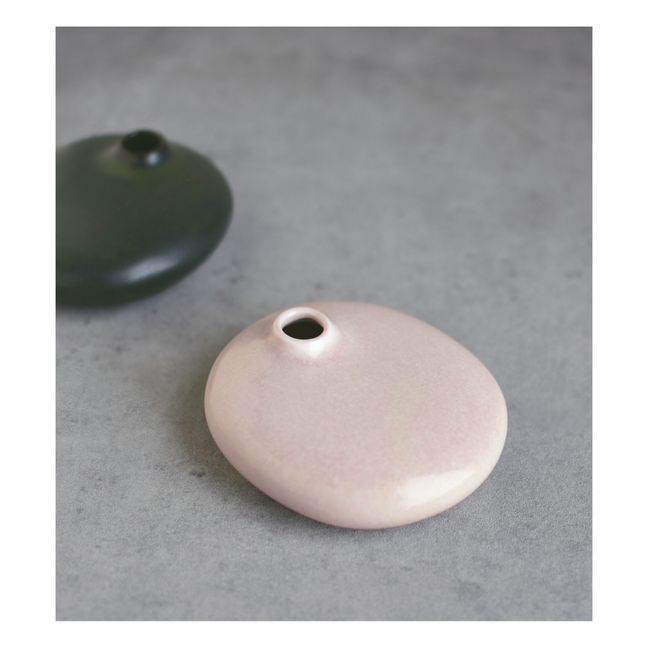 Vase Sacco 01 en porcelaine | Rose