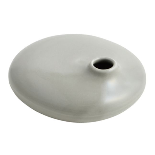 Vase Sacco 01 aus Porzellan Grau