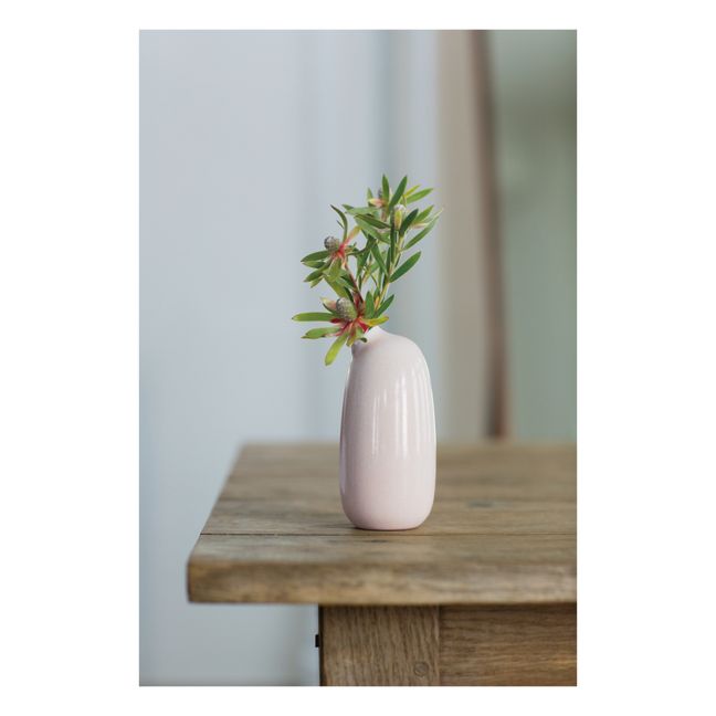 Vase Sacco 03 en porcelaine | Rose