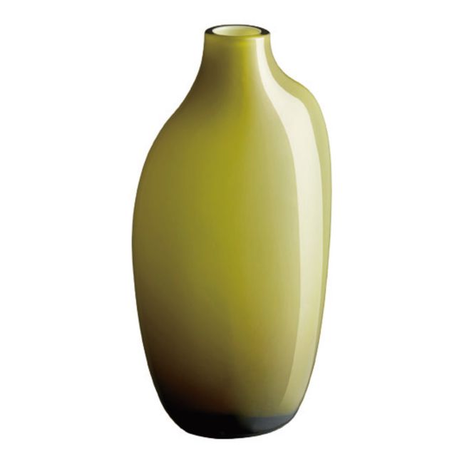 Vaso, modello: Sacco, in vetro | Verde