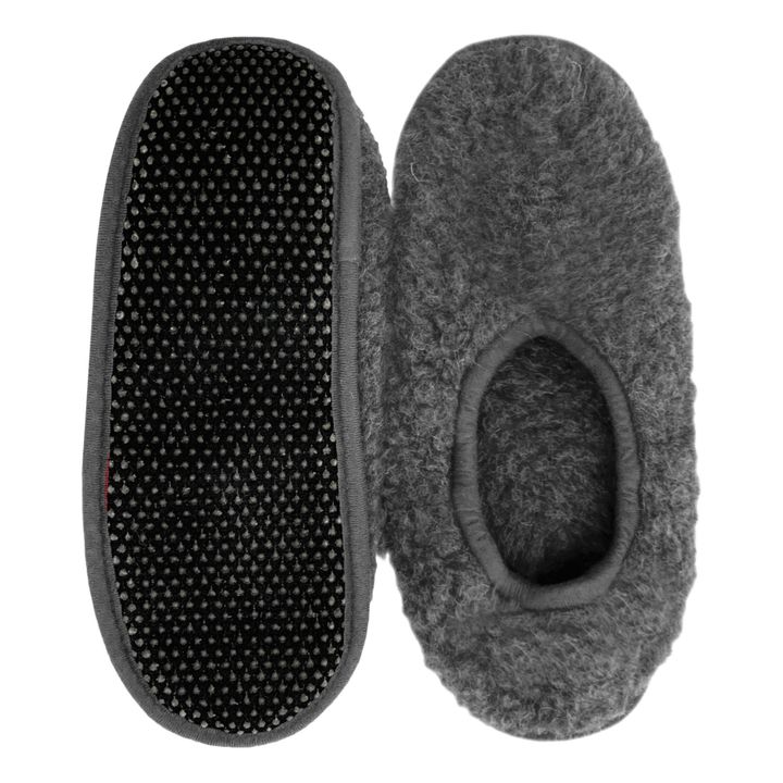 Chaussons Shearling | Gris anthracite- Image produit n°1
