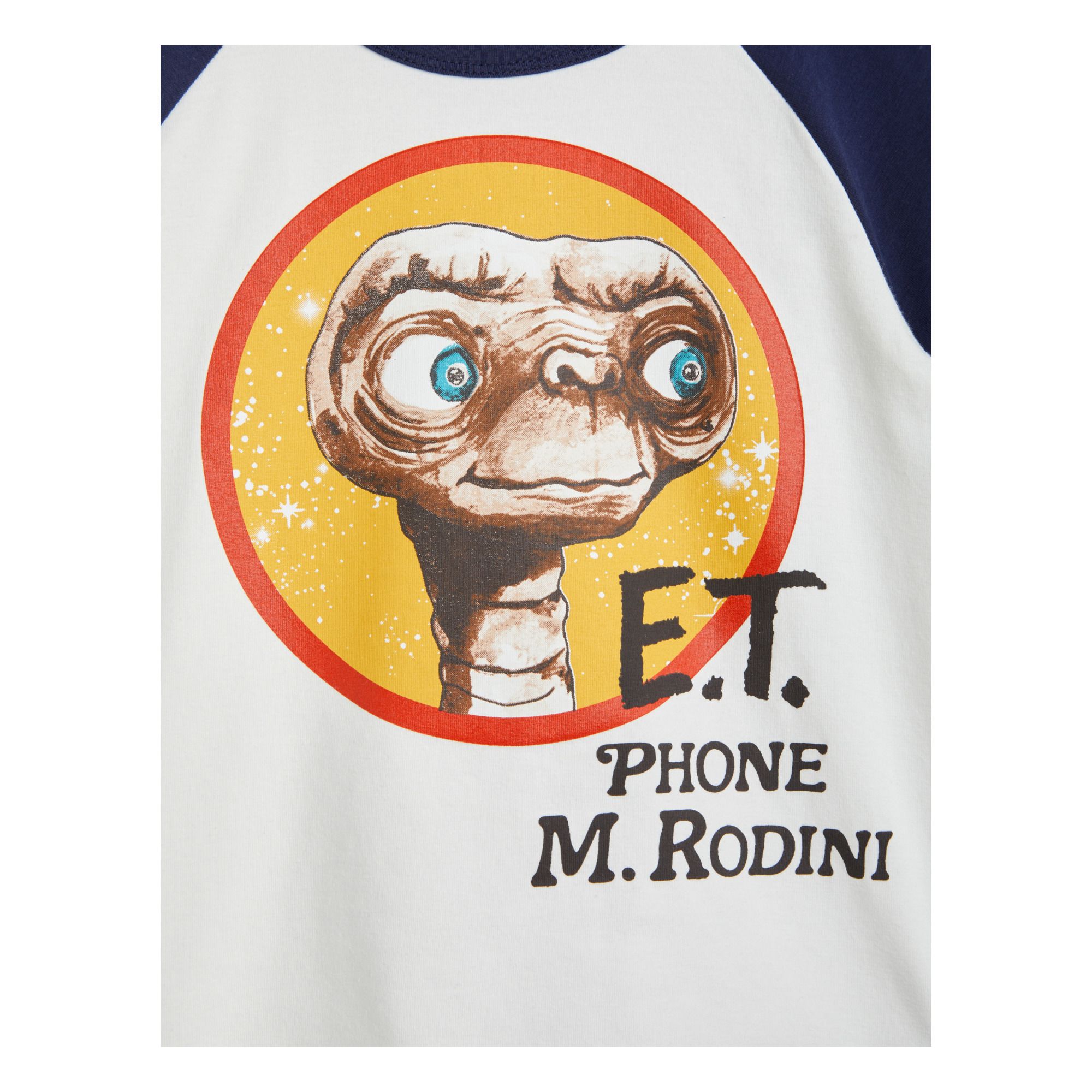 Organic Cotton T-shirt - Mini Rodini x E.T Capsule White- Product image n°1