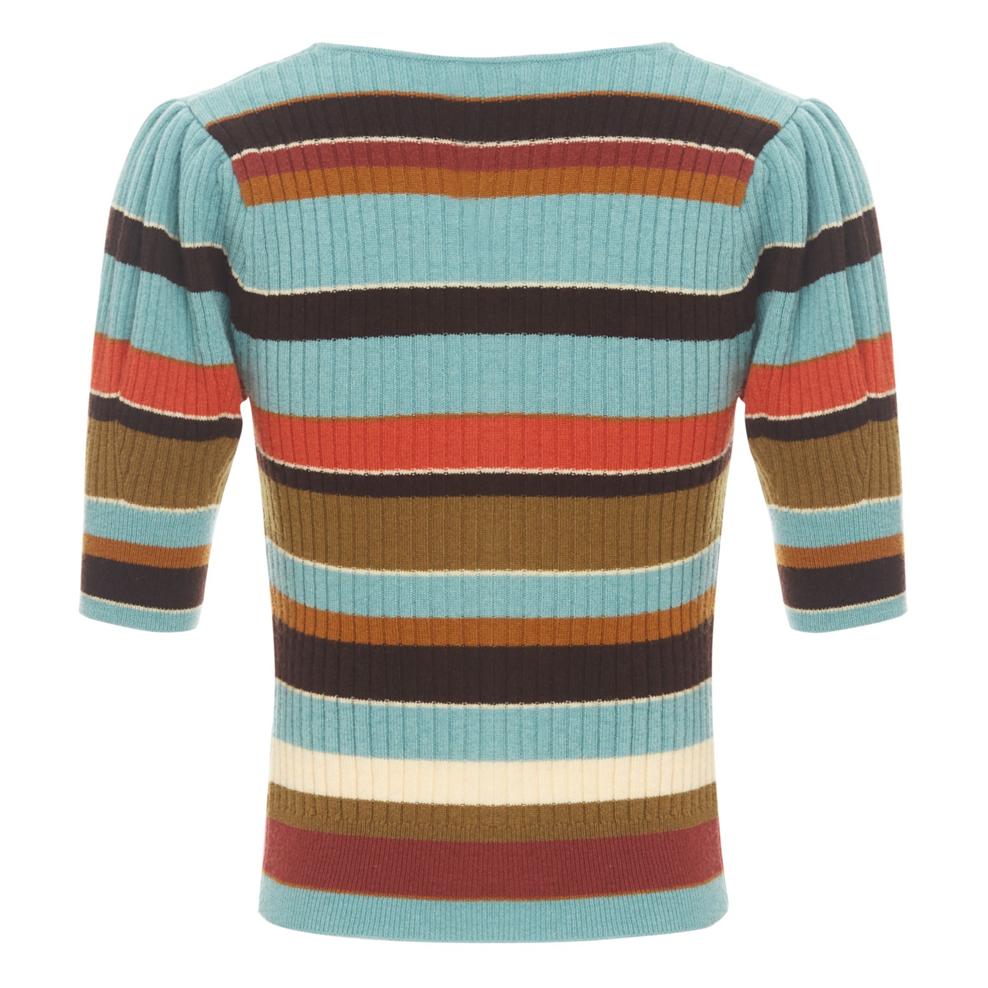 Hadley Ribbed Striped Top Light Blue- Product image n°5