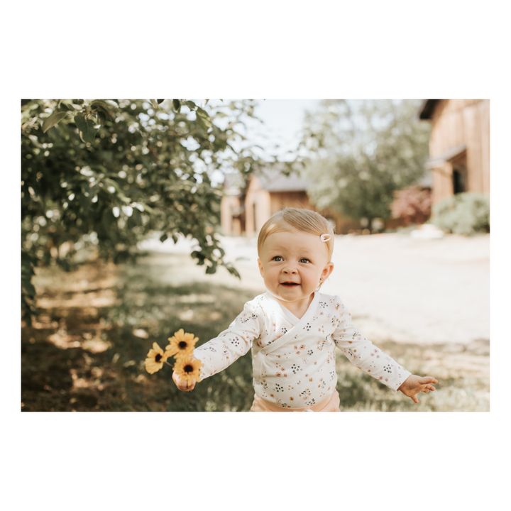 Petit Lem Sleeveless Romper - Diggers on Off-White