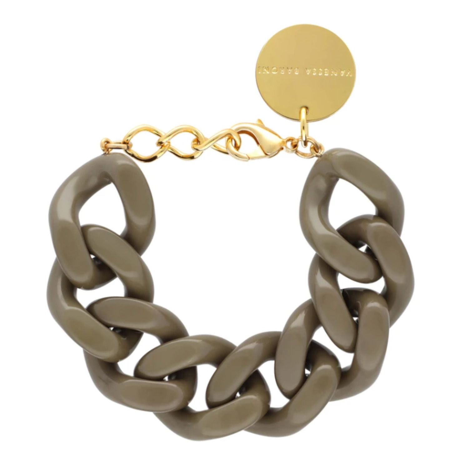 Vanessa Baroni - Bracelet Great - Femme - Vert olive