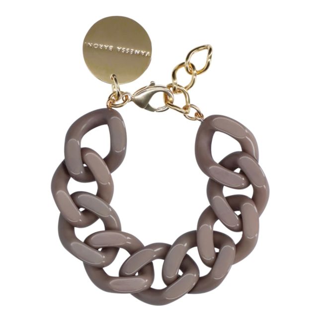 Flat Chain Bracelet Maulwurfsgrau