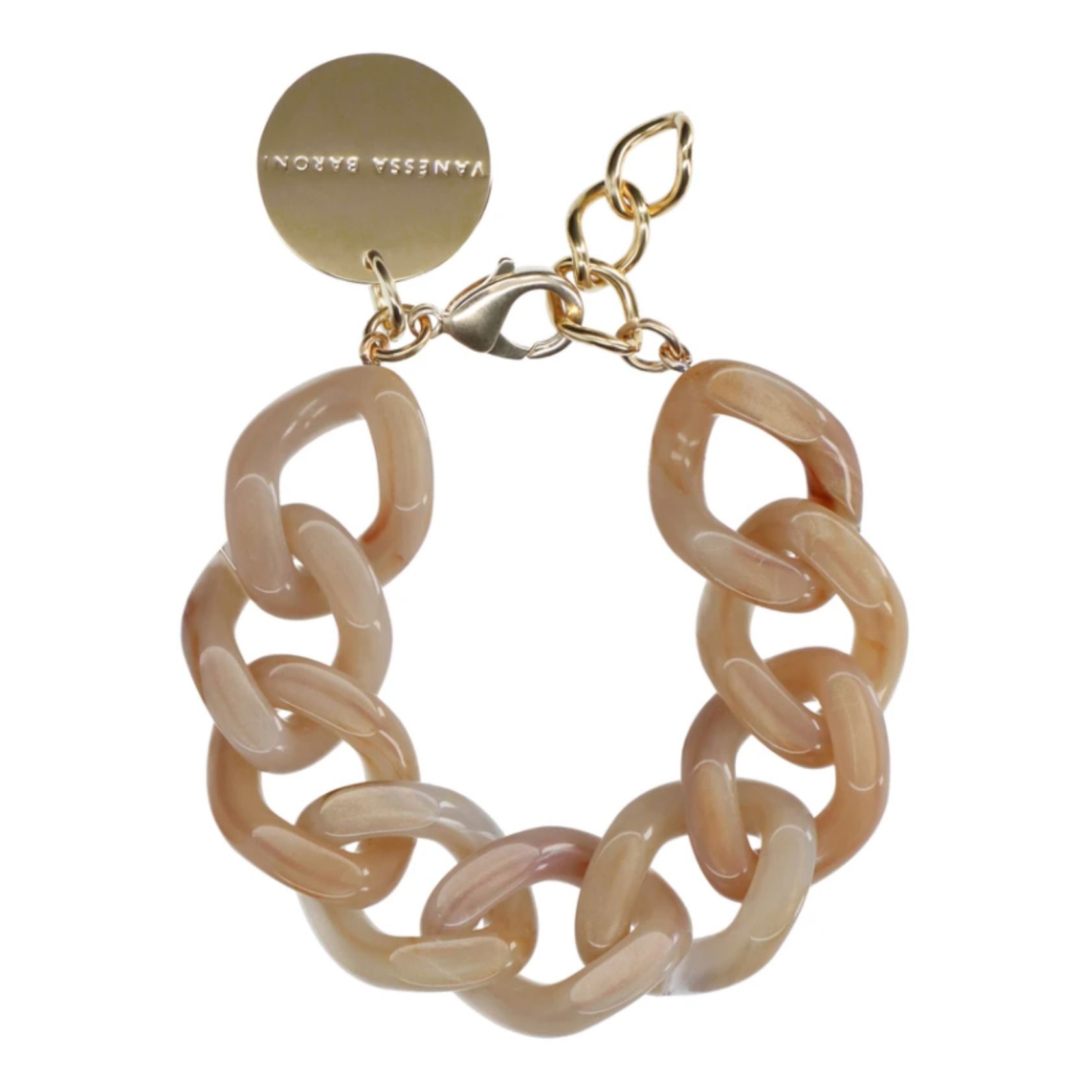 Bracelet Flat Chain Beige- Image produit n°0