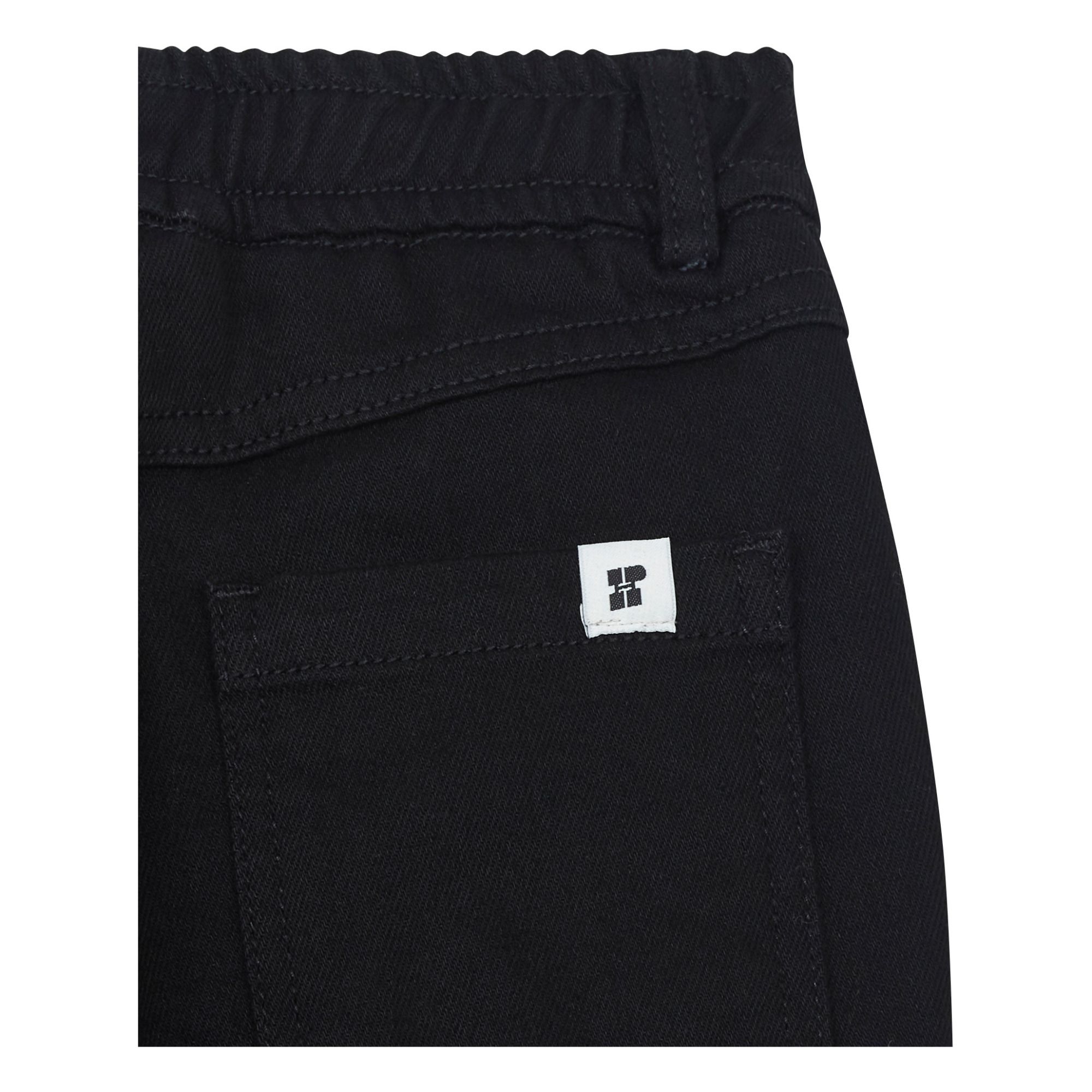 Pantalon Taille Eslatiquée Noir- Image produit n°1