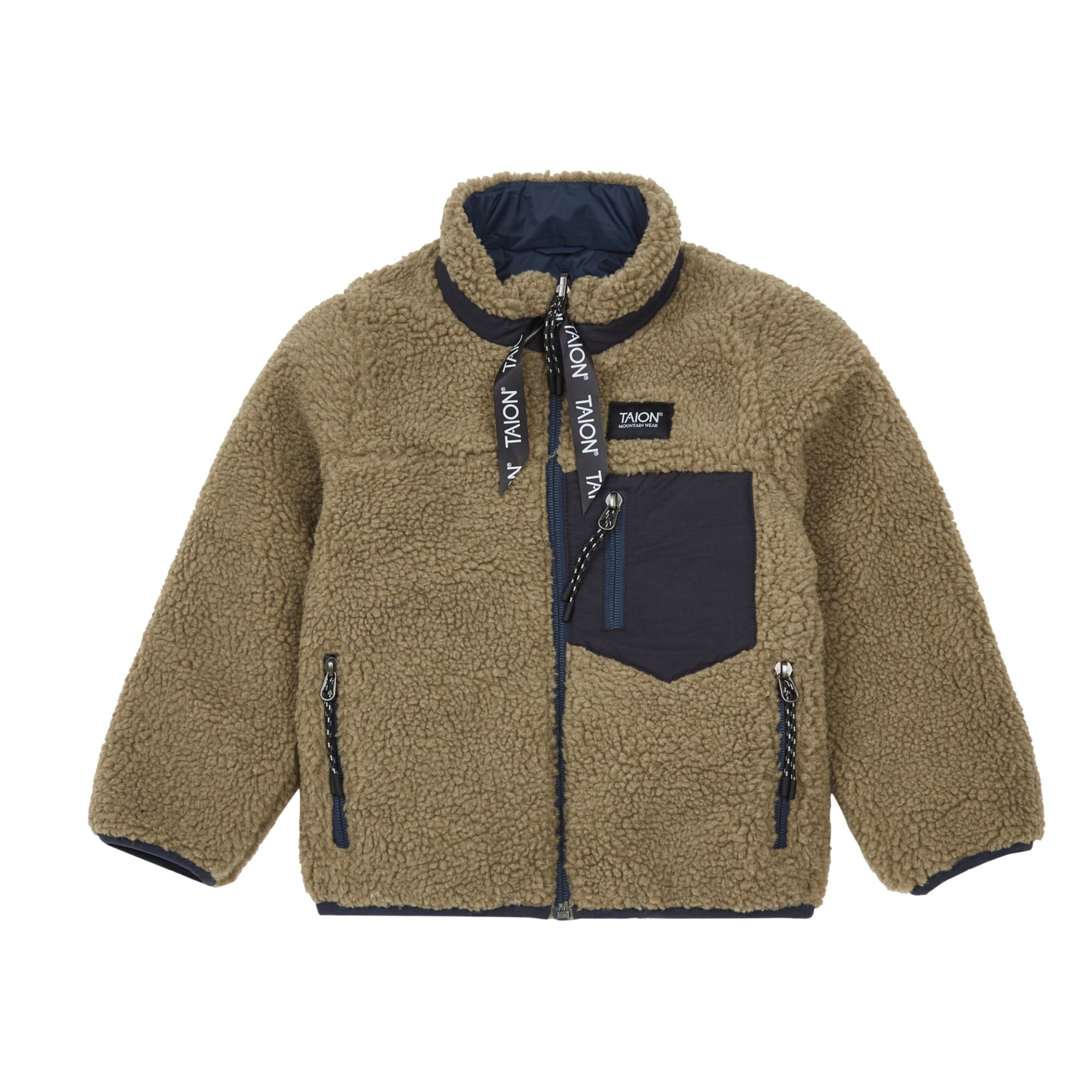 Taion - Doudoune Réversible - Fille - Beige