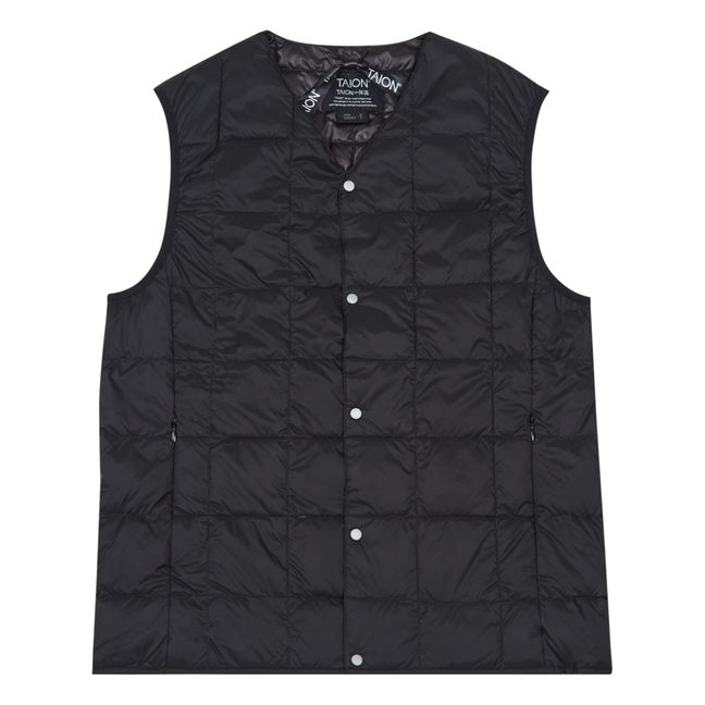 Veste Matelassée Sans Manches | Noir