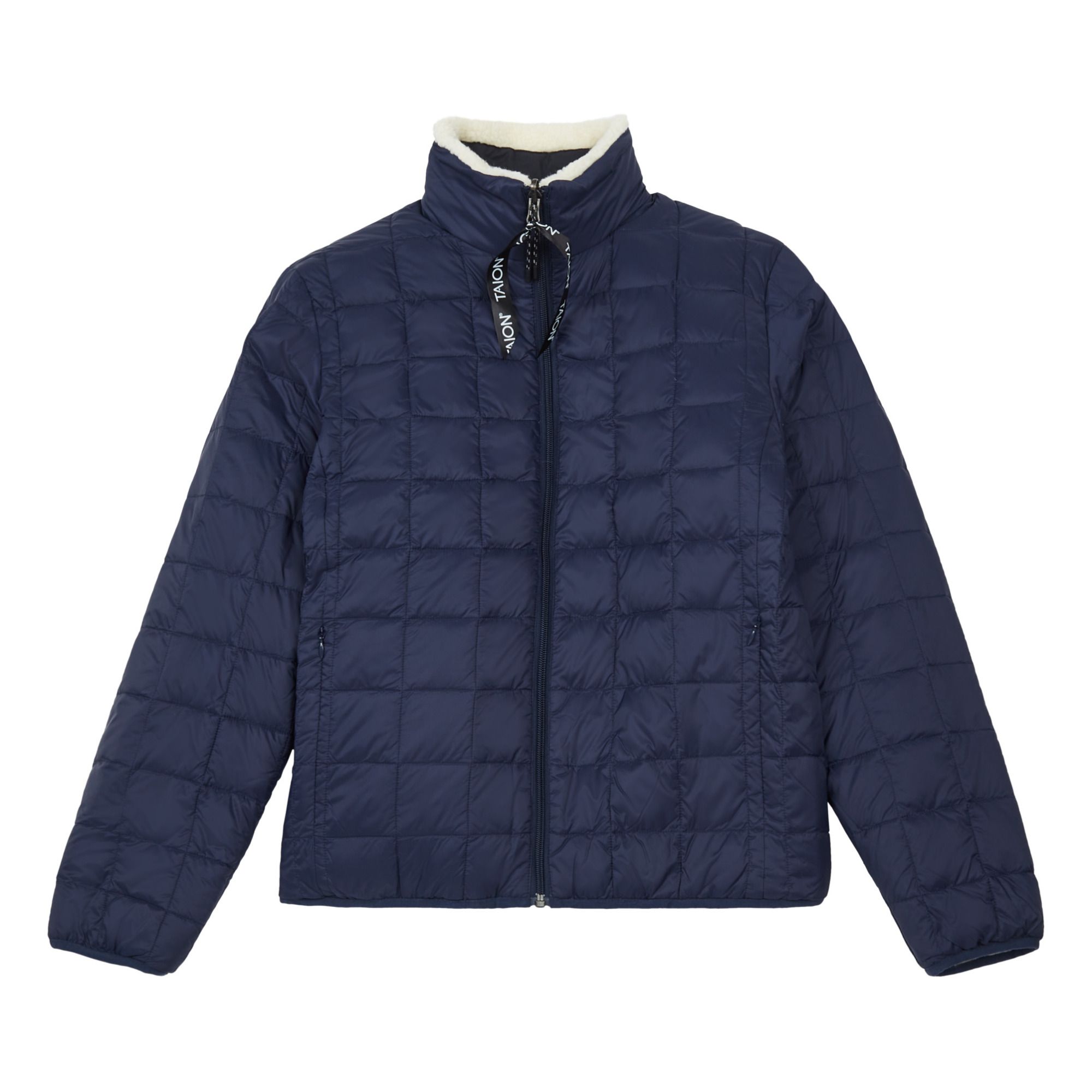 Reversible Puffer Jacket - Adult Collection - Navy blue- Product image n°1