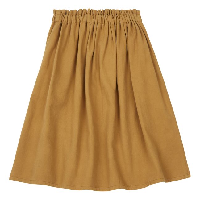Adelaide Organic Cotton Skirt Ocra