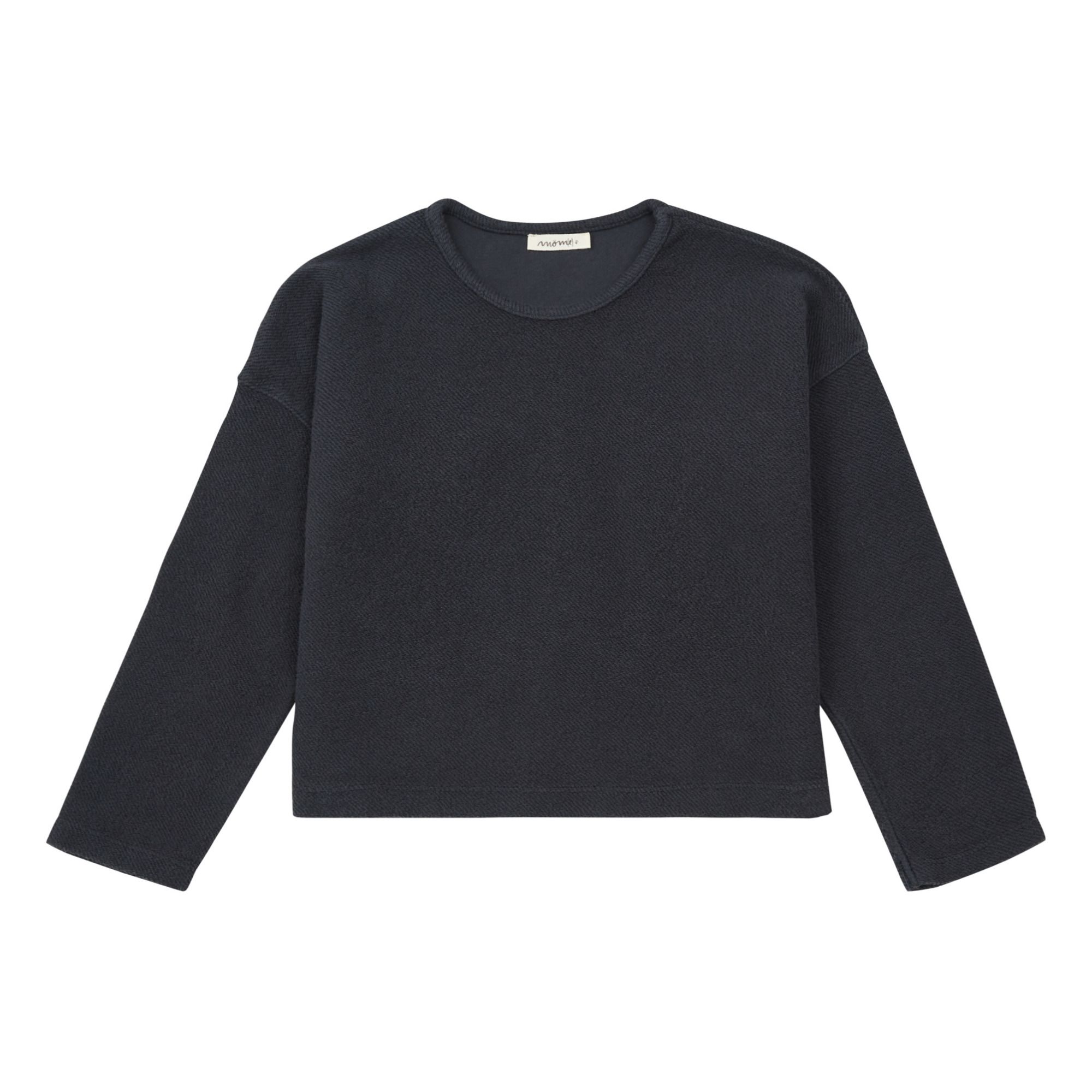 Mom(e) - Sweat Coton Bio Pedro - Fille - Gris anthracite