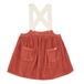 Exclusive Möm(e) x Smallable - Maria Corduroy Suspender Skirt Rust- Miniature produit n°3