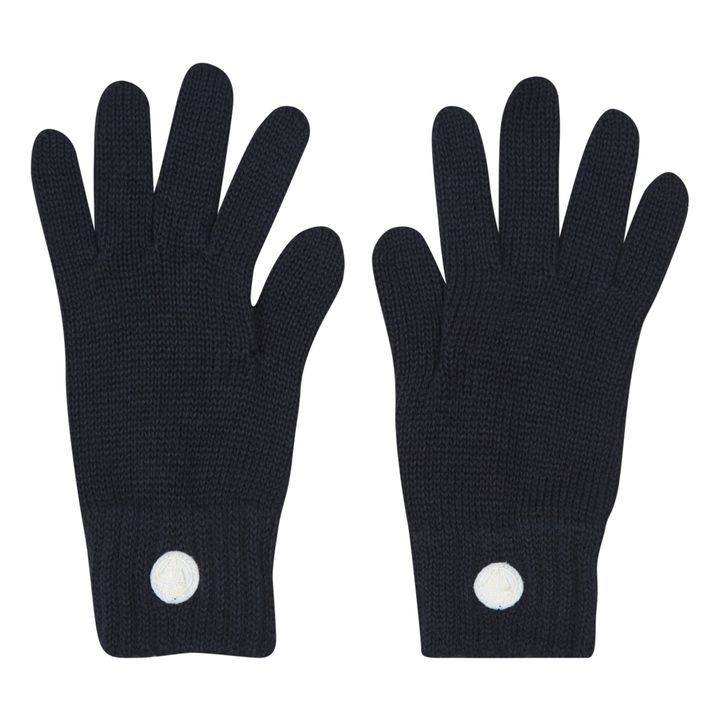Cotton Gloves | Navy blue- Product image n°0