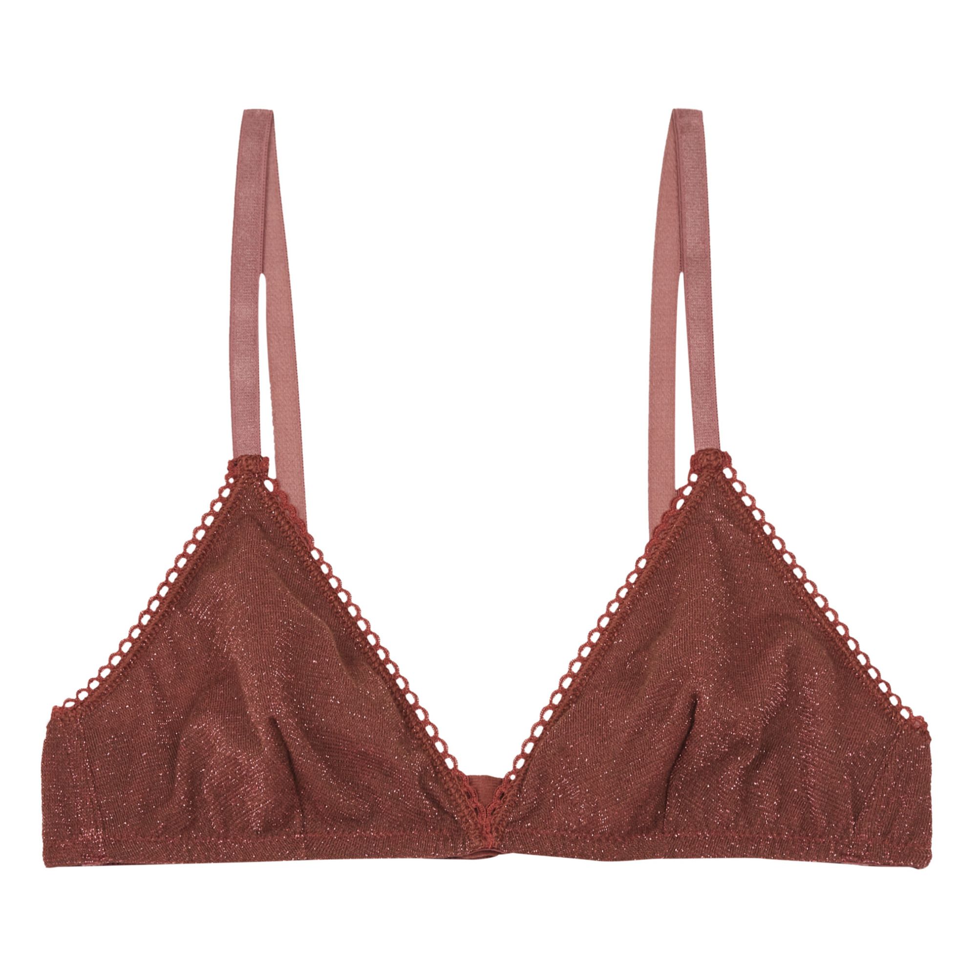 Momoni - Soutien-gorge Amethist Metallisé- Exclusivité Momoni x Smallable - - Femme - Bois de rose
