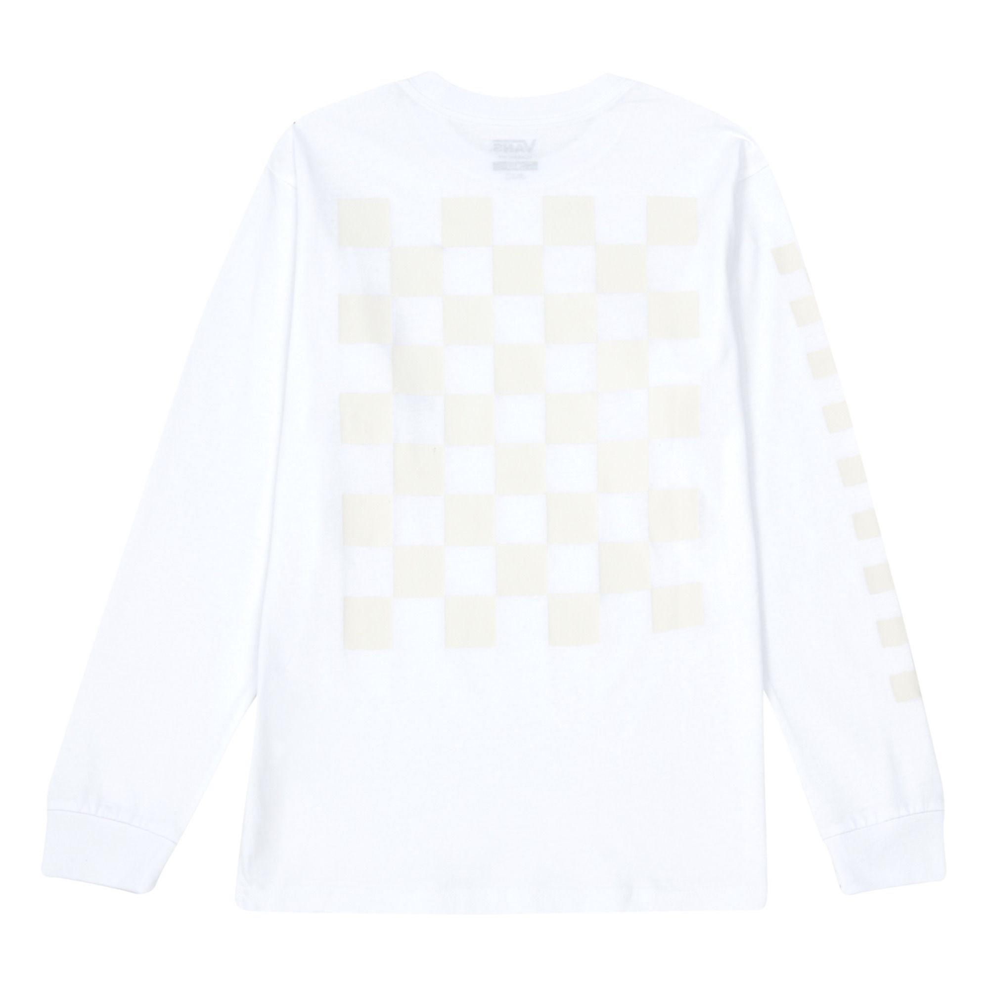 T-shirt Checkerboard - Collection Adulte - Blanc- Image produit n°2
