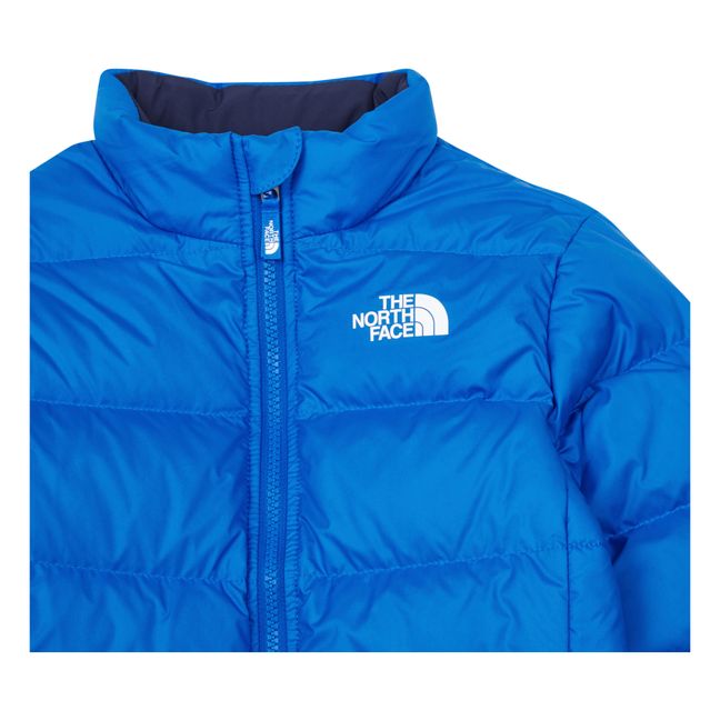 Recycled Polyester Reversible Down Jacket Blau
