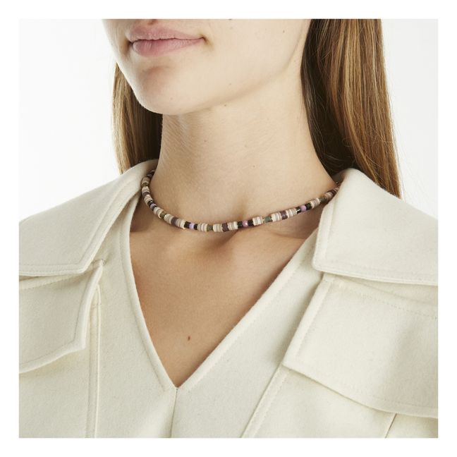 Halskette Vadodara | Burgunderrot