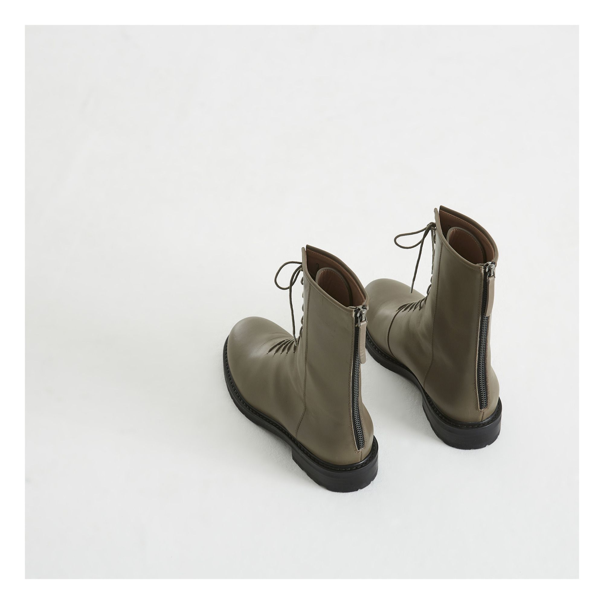 Taupe on sale combat boots