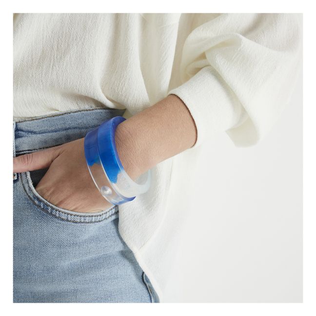 Bracelet Elizabet T | Bleu indigo