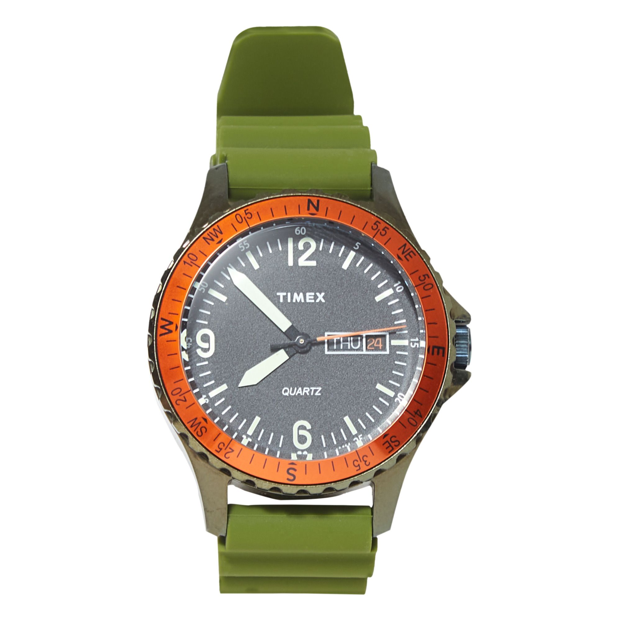 Timex - Montre Navi Land - Homme - Vert kaki
