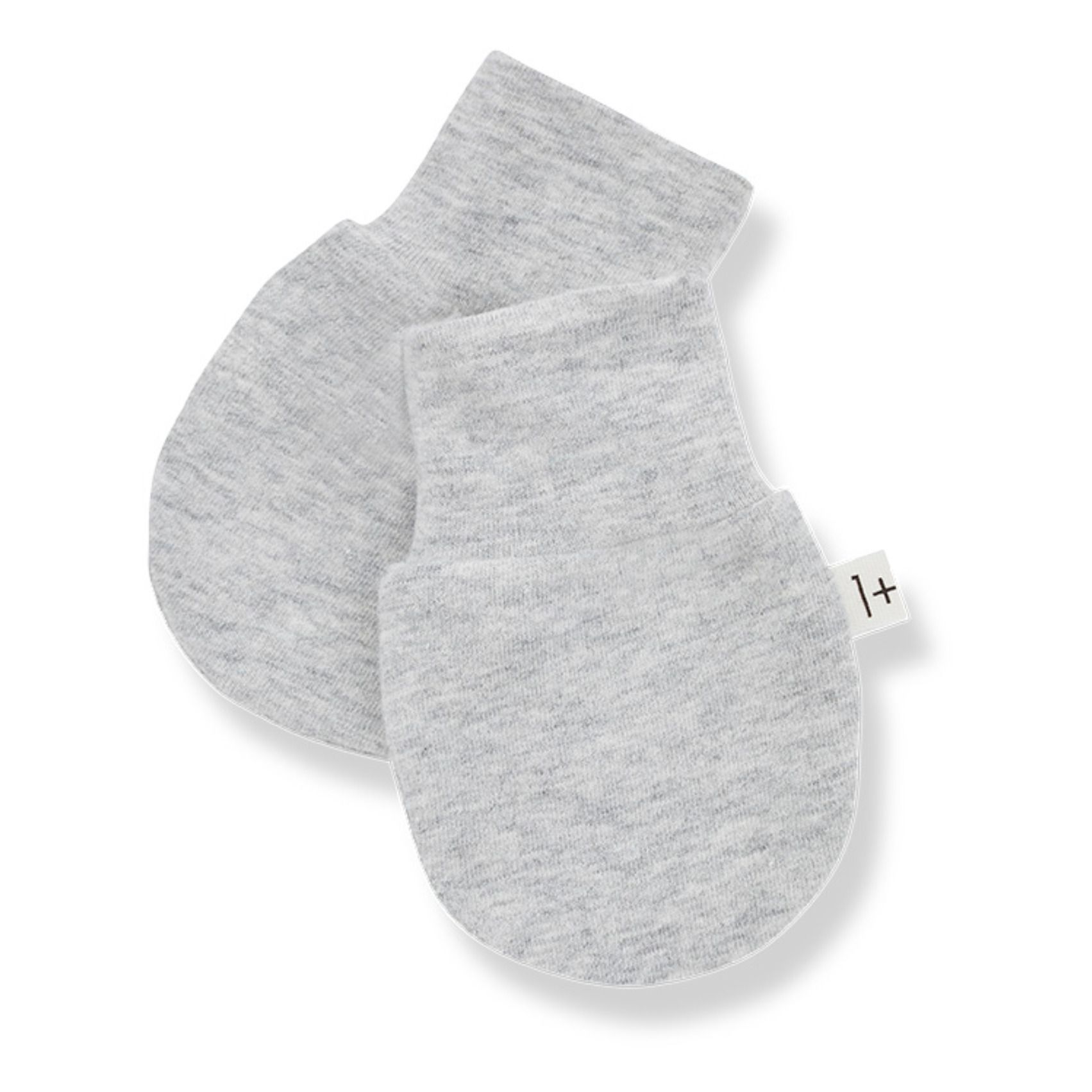 1+ in the family - Gants Zia Coton Bio - Fille - Gris