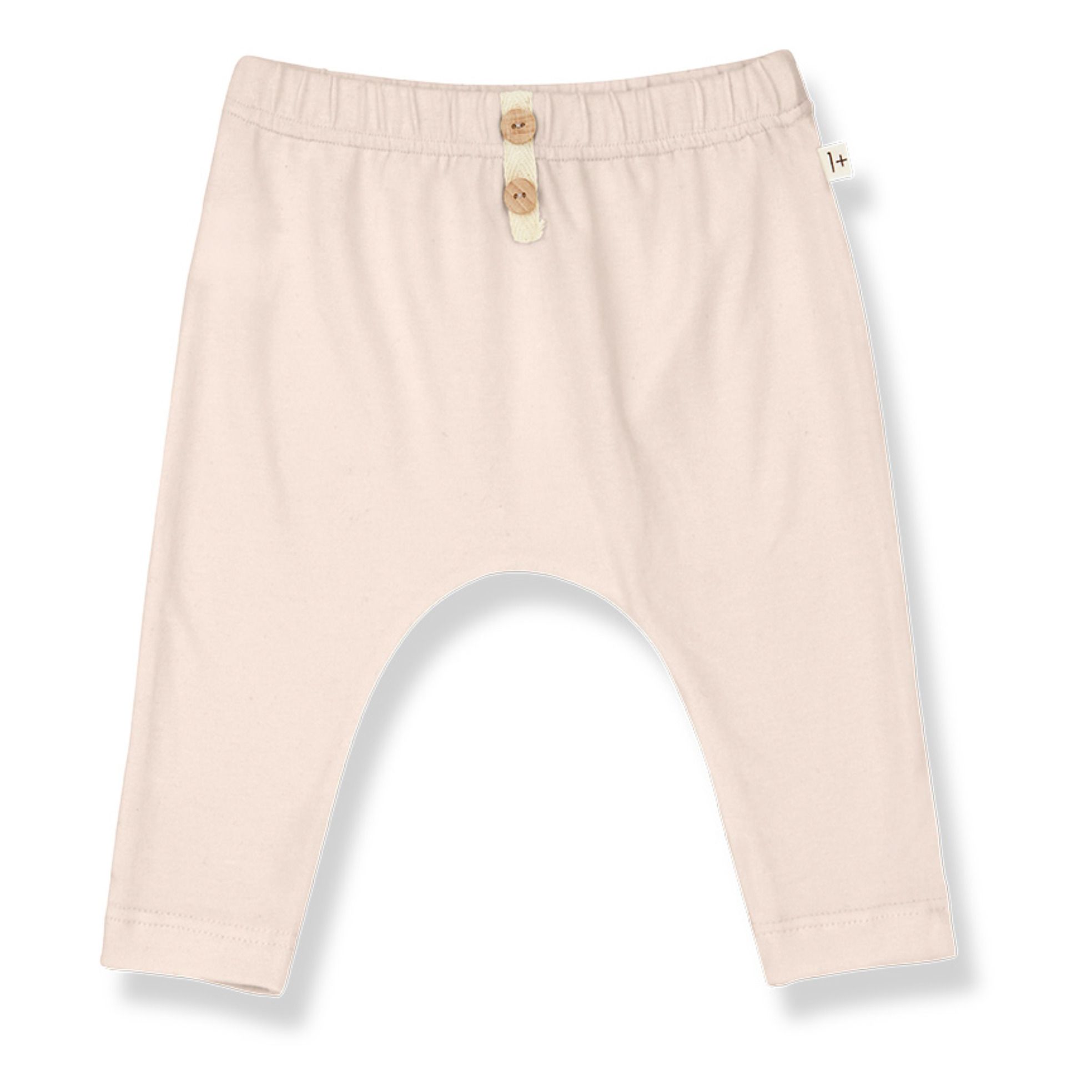 1+ in the family - Legging Celine Coton Bio - Fille - Rose pâle