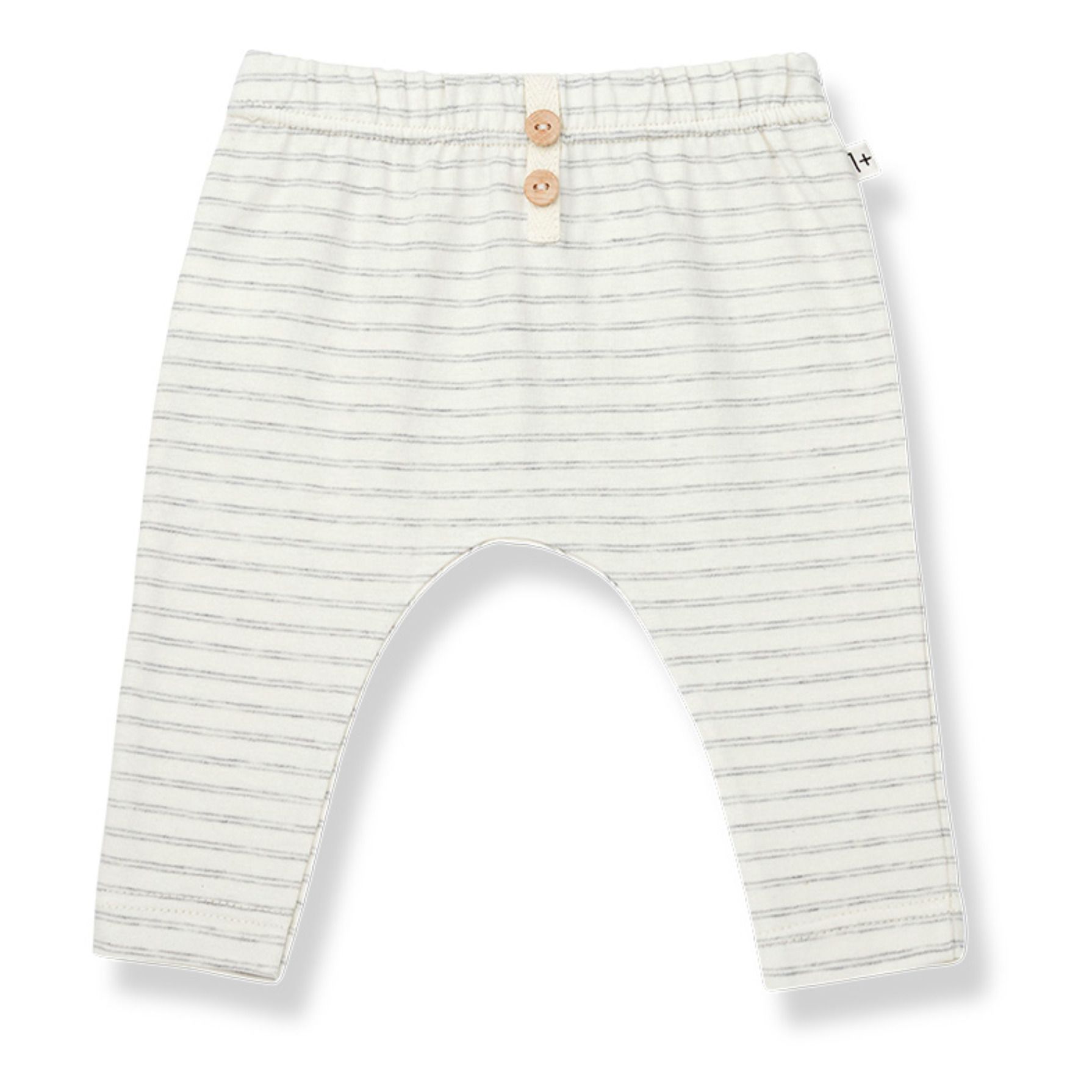 1+ in the family - Legging Pia Rayé - Fille - Gris