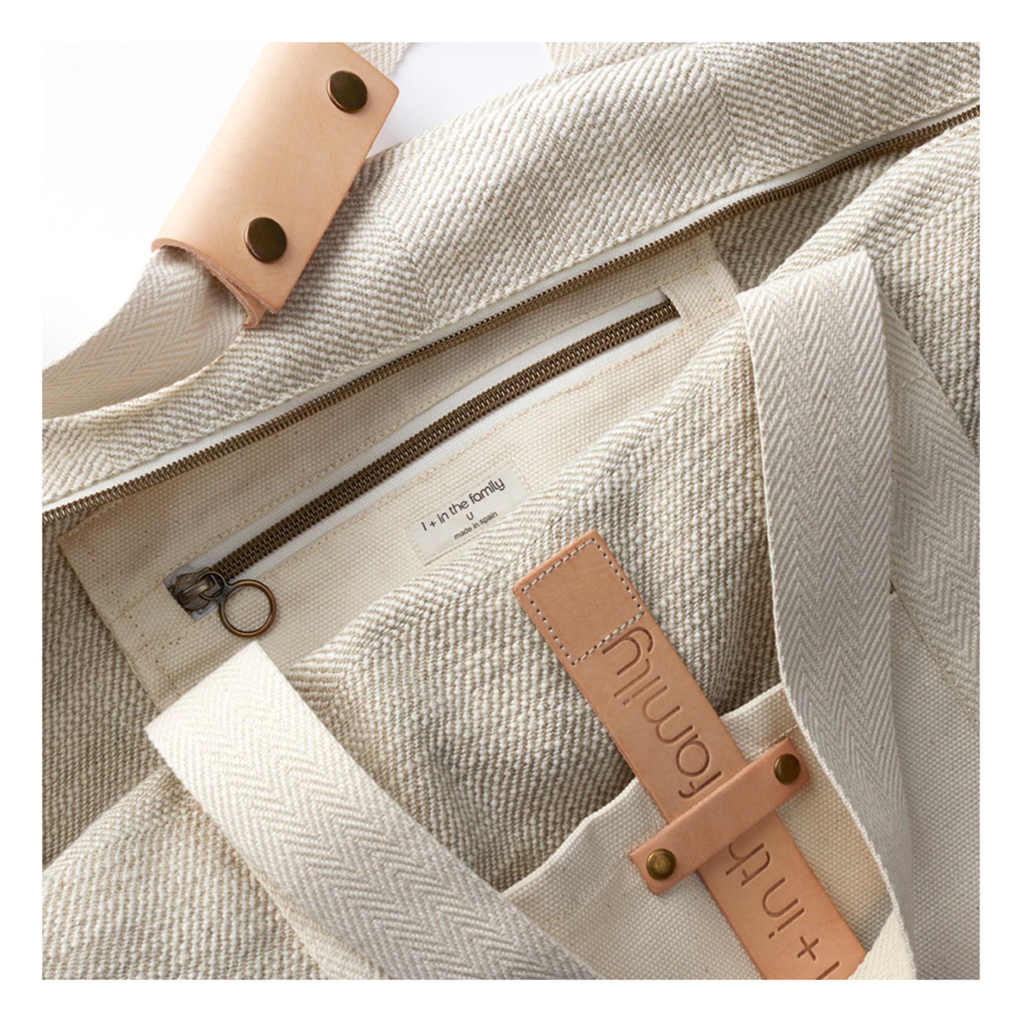 Linen Changing Bag Off white- Product image n°1
