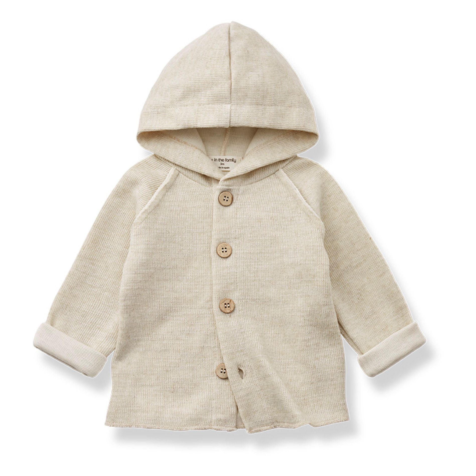 1+ in the family - Veste à Capuche Hans Lin - Fille - Beige