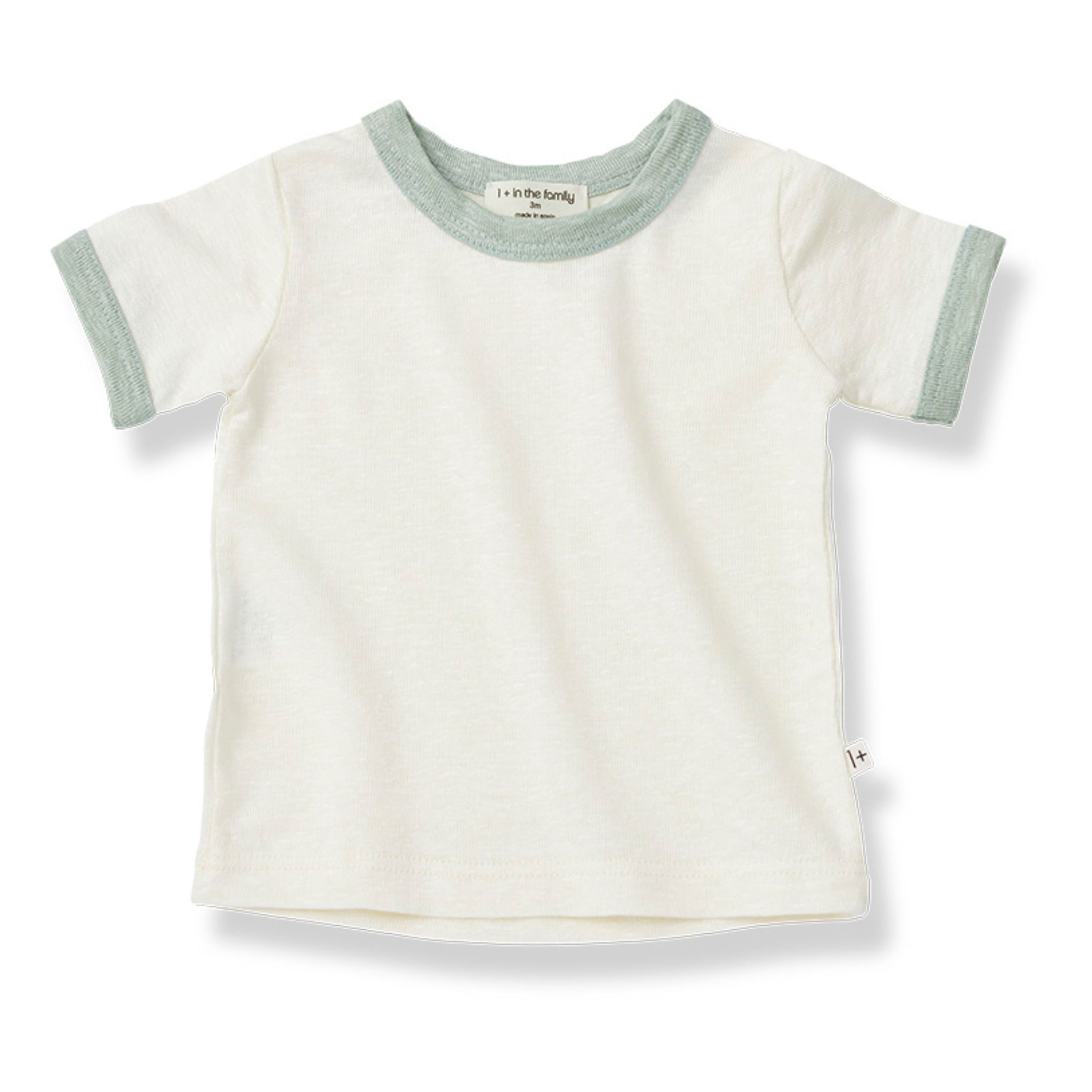 1+ in the family - T-Shirt Mou Lin - Fille - Vert d'eau