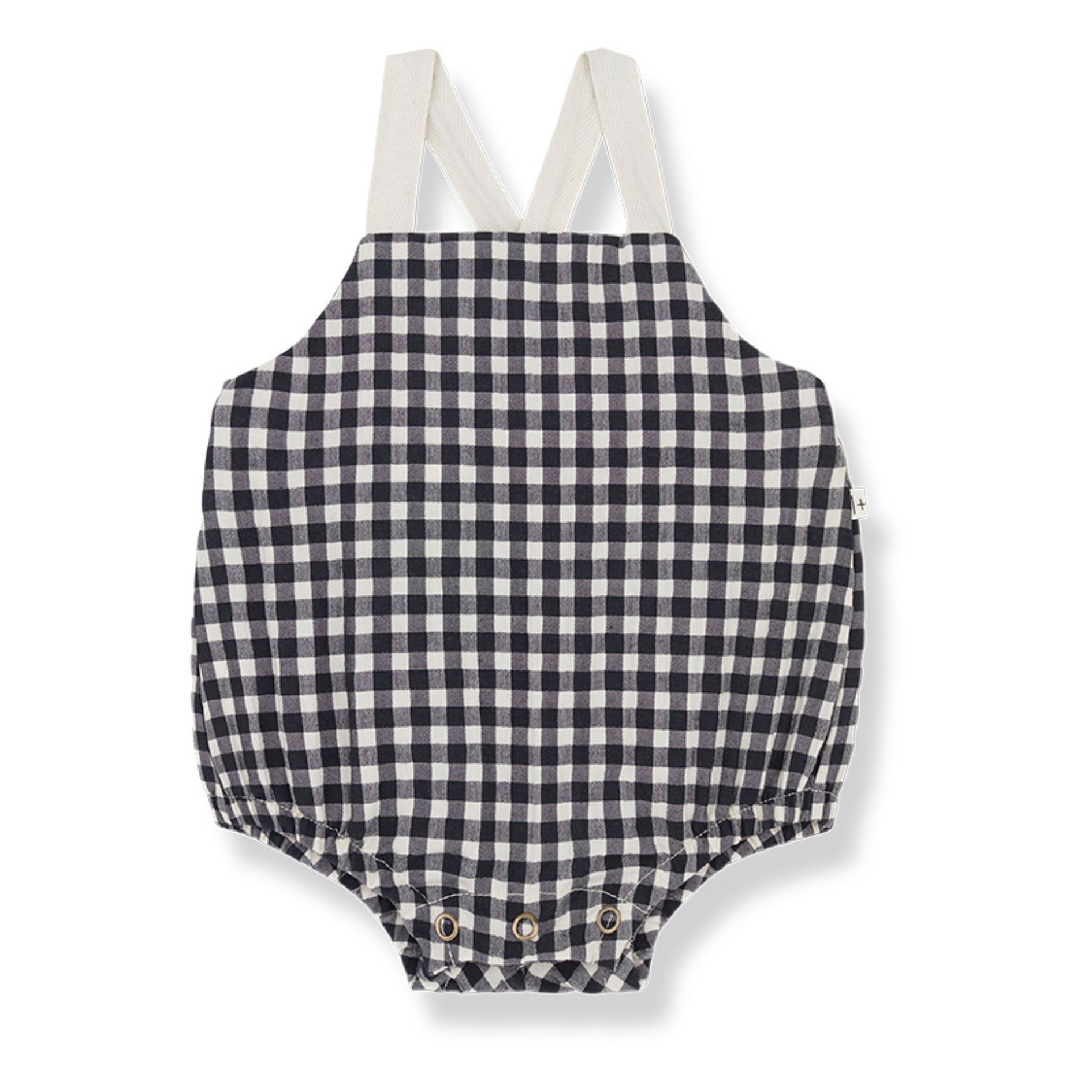 1+ in the family - Barboteuse Rai Crêpe de Coton - Fille - Charbon