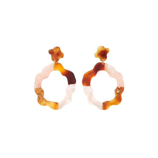 Boucles d'Oreilles Lulle | Rose