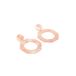 Clef Earrings Beige pink- Miniature produit n°5