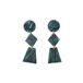 Lupinus Earrings Green Marble- Miniature produit n°0