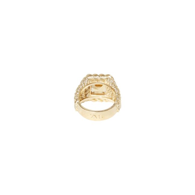 Mrs. Green Citrine Ring  | Gold