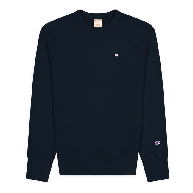 Premium Line - Reverse Weave Sweatshirt - Men’s Collection - Navy blue