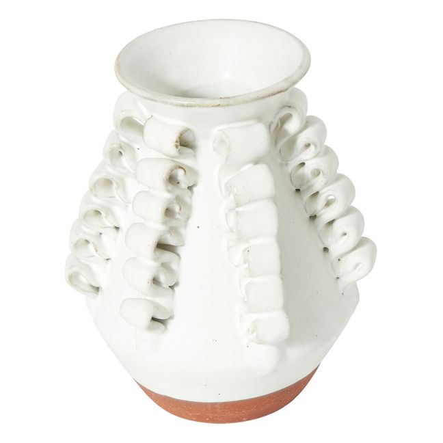 Mini Lola Terracotta Vase | White