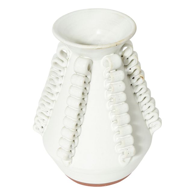 Lola Terracotta Vase | White