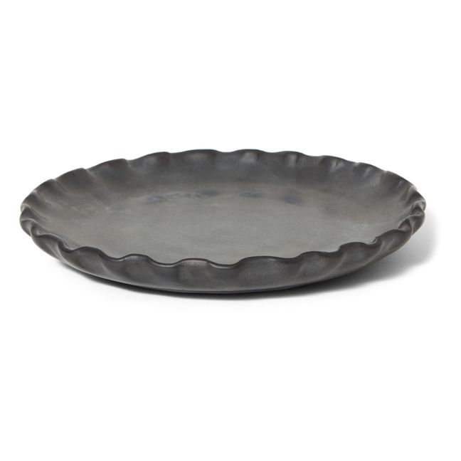Lola Terracotta Plate | Dark grey