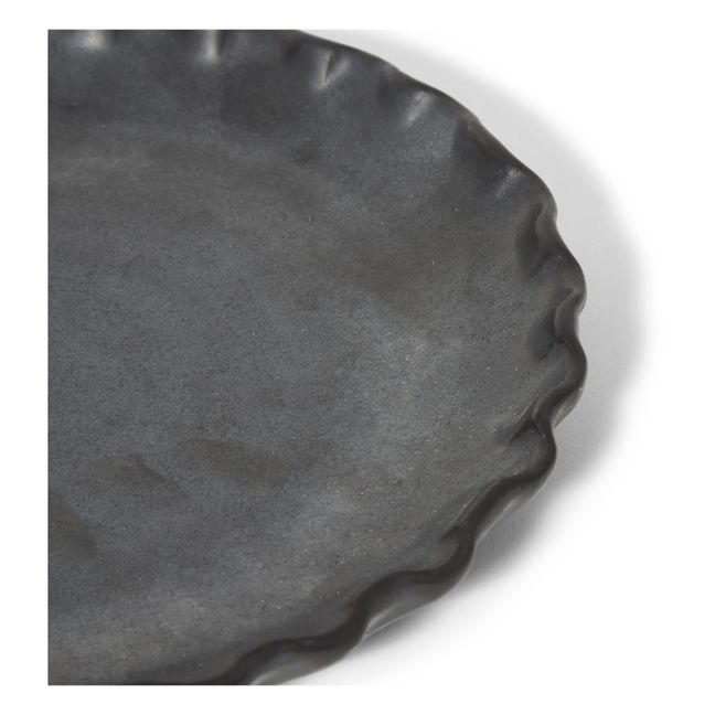 Lola Terracotta Plate Dark grey