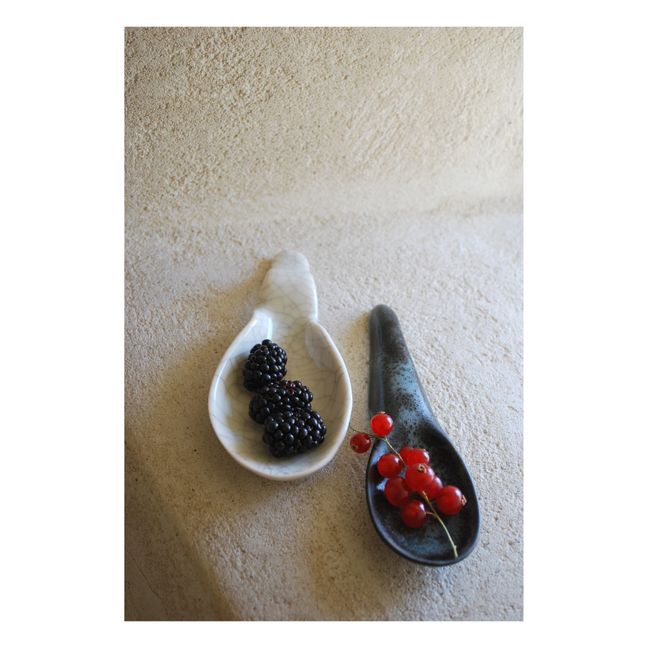 Cuillère Dashi en céramique | Blanc
