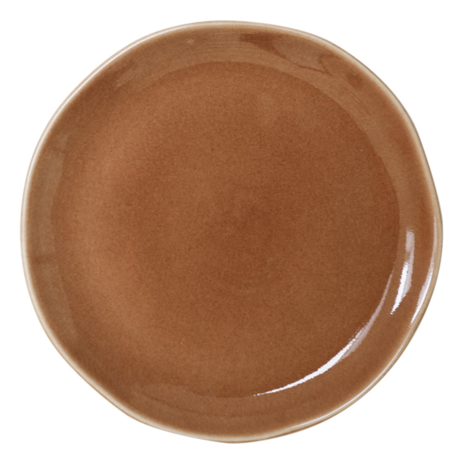 Jars Céramistes - Assiette Maguelone en céramique - Noisette