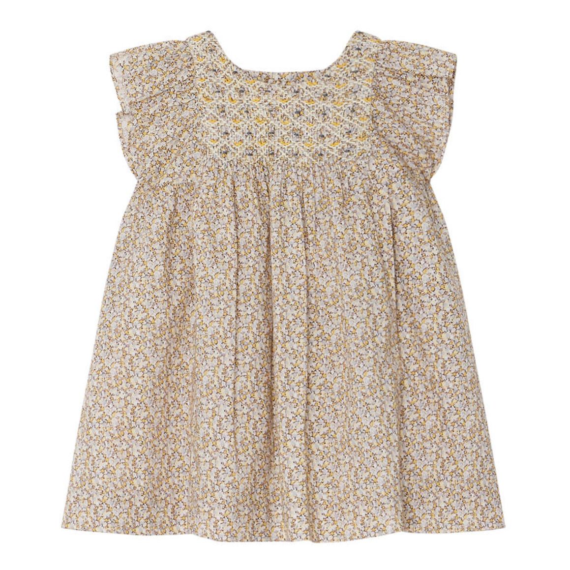 Bonpoint - Robe Liberty Exclusif Cadelli - Fille - Jaune