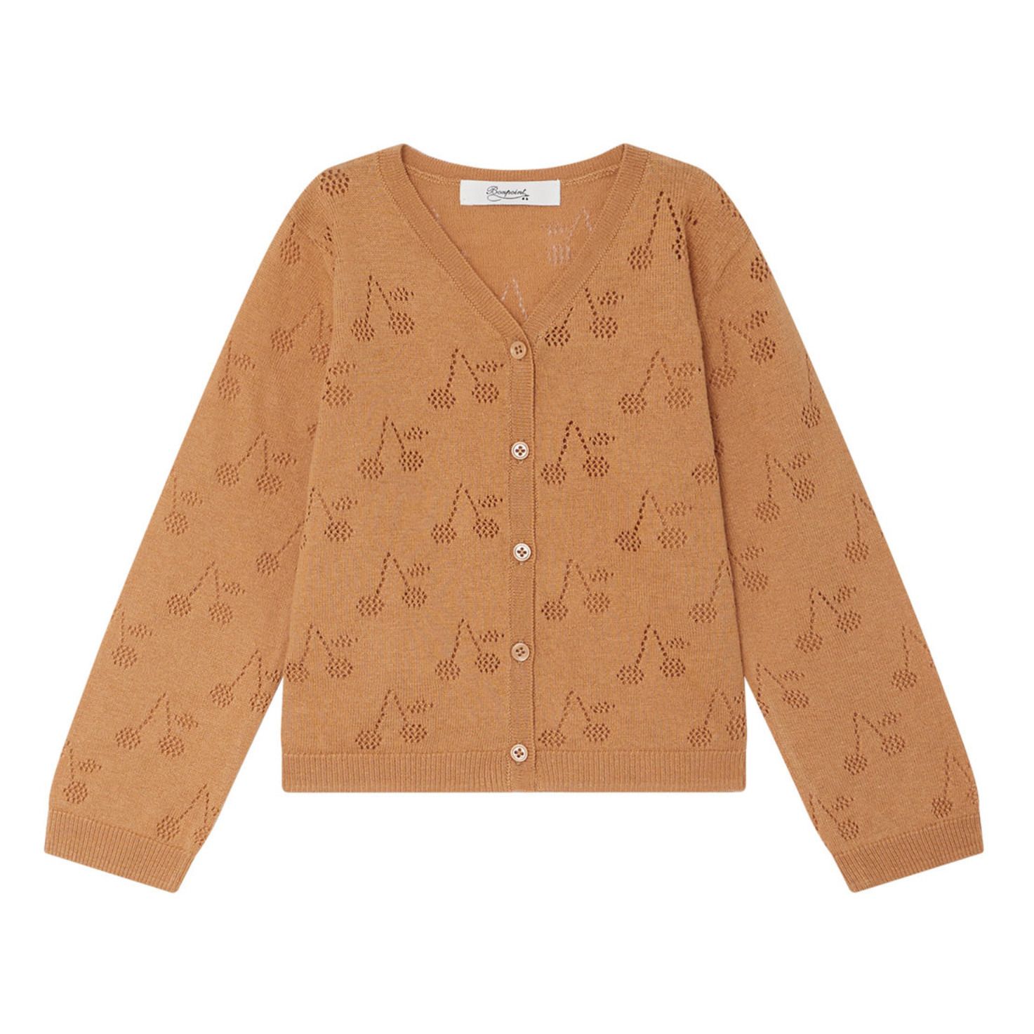 Bonpoint - Cardigan Ajouré Agati - Fille - Ocre