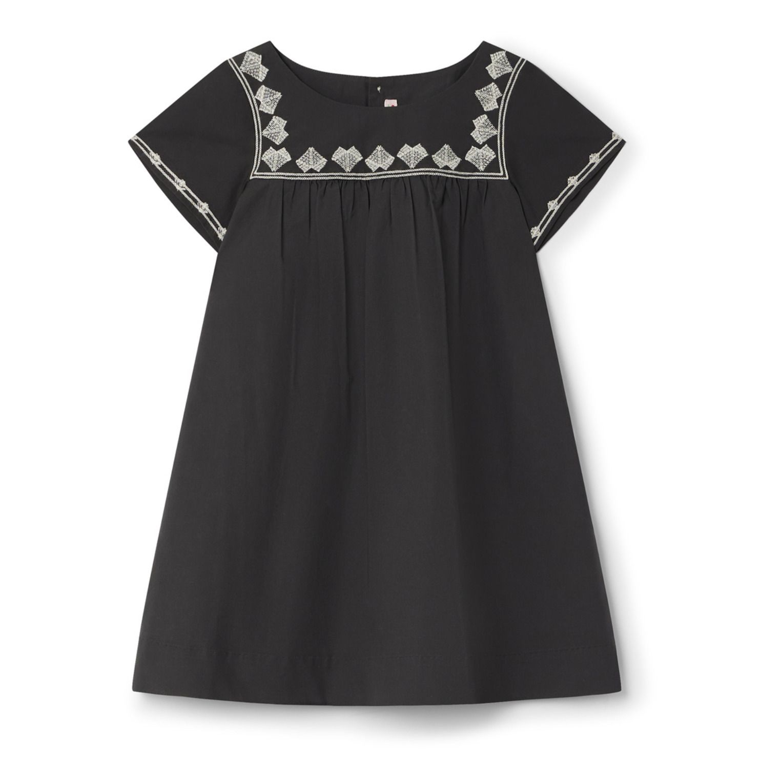 Bonpoint - Robe Arabesque - Fille - Gris anthracite