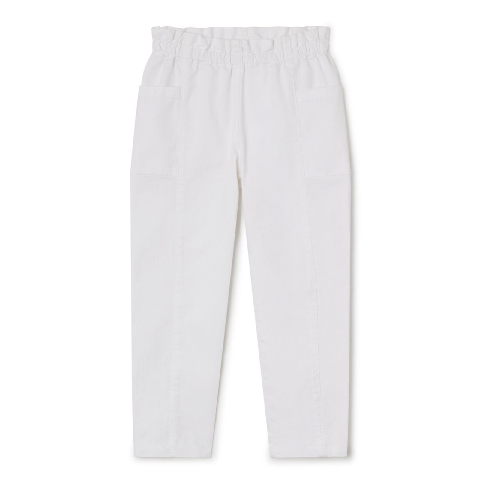 Bonpoint - Pantalon Denim Tiche - Fille - Ecru