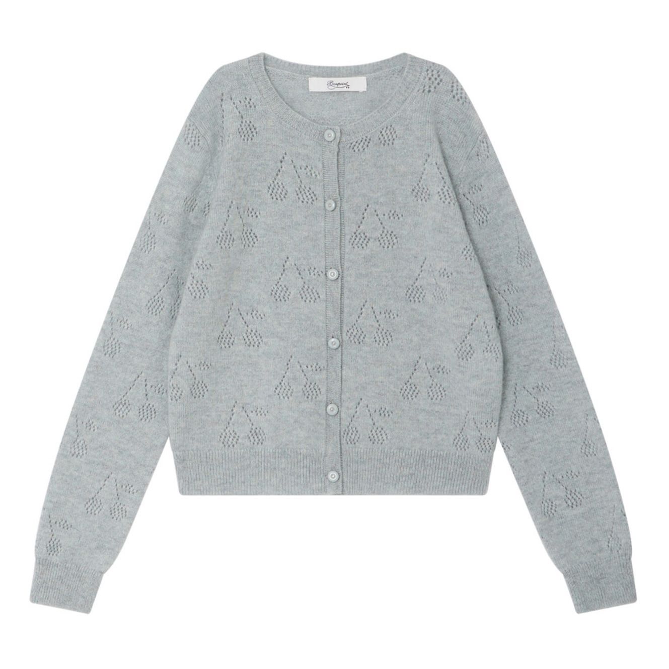 Bonpoint - Cardigan Cachemire Thindra - Fille - Gris