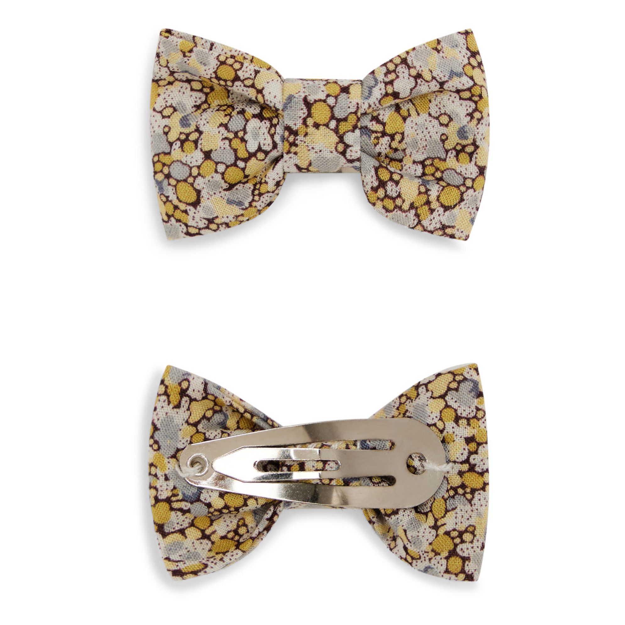 Bonpoint - Barrette Liberty Exclusif Bio Miniclic - Fille - Jaune